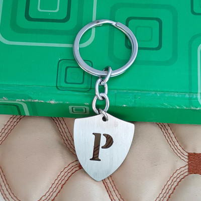 M Men Style English Alphabet Initial Charms Letter Initial P Alphabet Newsey202266 Key Chain