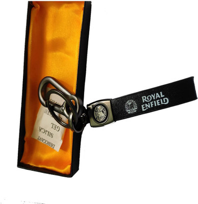 gtrp COMPATIBLE WITH ROYAL ENFIELD (Black) Key Chain 002-New103 Key Chain
