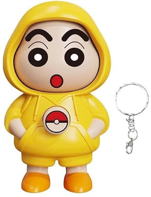 Akshify Shinchan Face Changing Keychain | Cute Cartoon Character Key Ring Key Chain