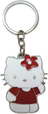 PEARLISH Premium Quality Kitty Keychain of Solid Metal Key Chain
