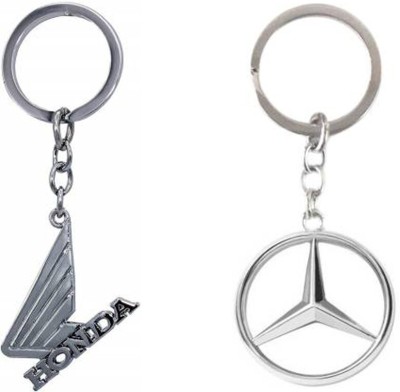 GSV Mercedes,Wings HondaLogo silver metal Keychain best quality keychain Key Chain