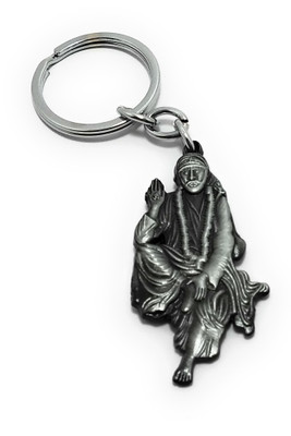 High Choice Double Sided lord Sai Baba Metal Key Chain