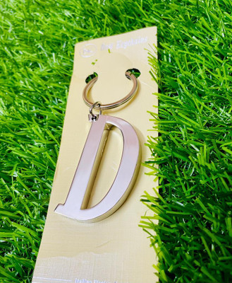 GKM D alphabet high quality key ring heavy duty keychain for boys & girls Key Chain