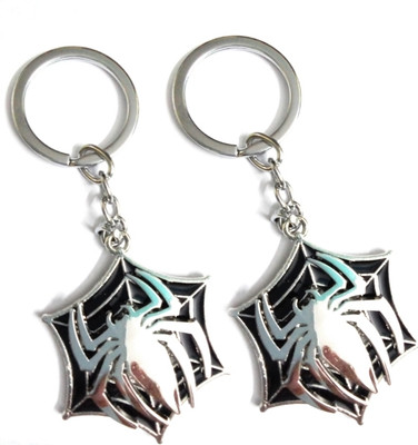 JAINSON MARTIN Combo Of Rotating Spider Keychain (black) Key Chain
