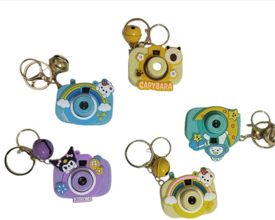 NIXSTAR Camera Projector Light Cartoon Key Chain- 1 Pc (Random Design Send) Key Chain Key Chain