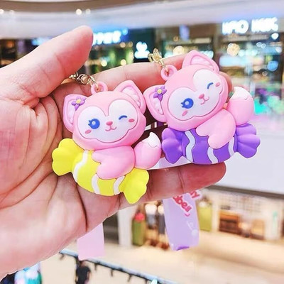MANAKI ENTERPRISE D Rubber Key Chain,Silicone Key Ring Key Chain for Girls,Cute Cartoon Theme Key Key Chain