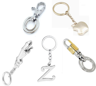 Mundkar 5 Unisex Keychain For Bike & Car & Alphabet -Z Key Chain