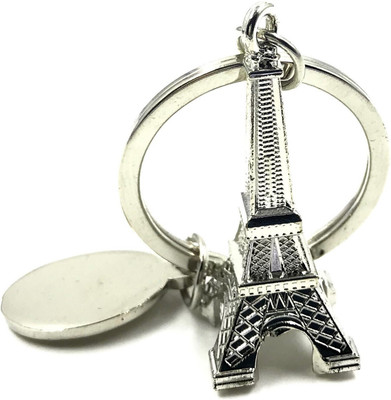 GKCH keychain-Eiffel Tower Paris (Silver) Heavy Quality Key Chain