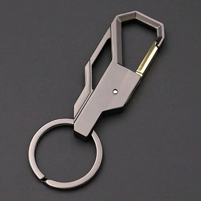 FLAMBE New Imported Leather Metal Hook Key ring Toyota Design Key Chain