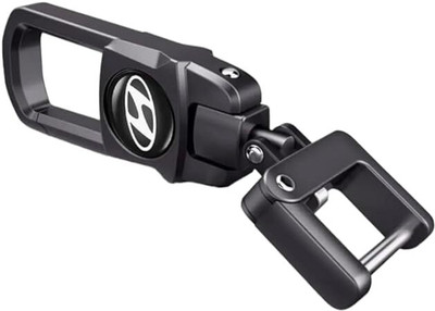 OHZEN Black Color Car Fob Heavy Duty for Hyundai logo Key Chain