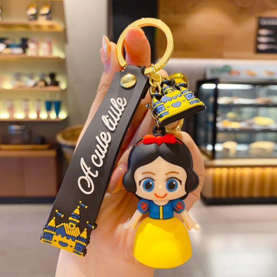 gtrp Princess Series Key Chain Mermaid Fashion Cartoon Pendant Rubber Keychain Key Chain