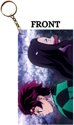 Hariyaali Enterprises LLP Demon Slayer TANJIRO AND NEZUKO SIDE BY SIDE TOGETHER Key Chain