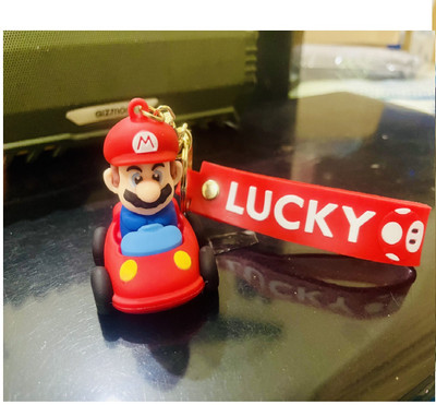 SSAppliances MARIO 3D CHARTOON CHARACTER KEYCHAIN |Return Gift | Set of 1 Key Chain