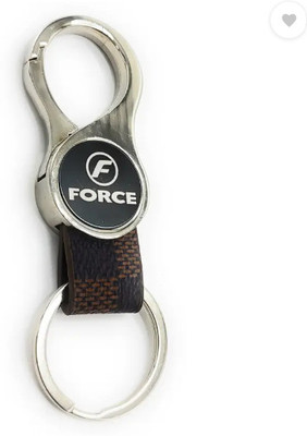 ZUPHAAR Force Premium Logo Keychain | Durable Metal Car Key Holder for Men Key Chain