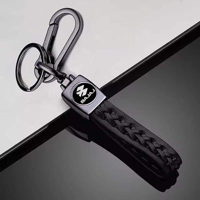 gtrp Bajaj Keychain | leather Material Zik Zik Patti Keychains 01 Key Chain