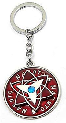 Filsfa Naruto Anime Red Uchiha Sharingan Design Revolving Keychain Key Chain
