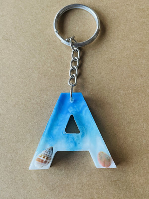 crafcan Resin Keychain | Ocean Theme Real Aliments preserved in resin Key Chain
