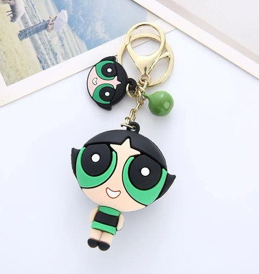 SRG Buttercup Powerpuff Girls Rubber Keychain Key Chain