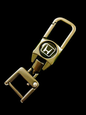 gtrp Metal Keychain Side Logo Keychain Premium and Stylish Design | Black Color 41 Key Chain