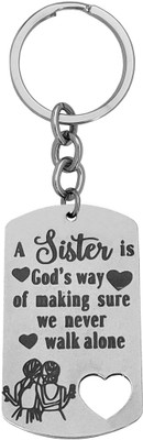 Shiv Jagdamba Personalised Sisters Stainless Steel Keychain LCShivKey247 Key Chain