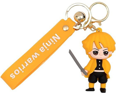GKM Ninja Warrior Zenitsu Agatsuma pvc 3D premium quality keychain Key Chain