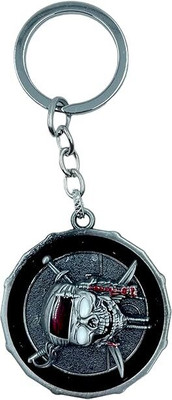 GKM Captain Jack Sparrow premium quality rotating metal keychain with hook Key Chain
