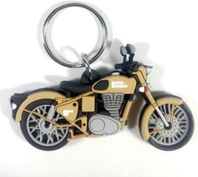 Mj Ragav Electra/Classic / Thunderbird Logo Synthetic/Rubber Bike Key-Chain ( Dust Color) Key Chain