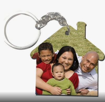 PHOTON CRAFTS Customized Key Chain Home Shape Key Chain