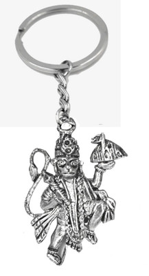 AFH Jai Bajrang Lord Hanuman Decorative Religious Gifting Key Chain Key Chain