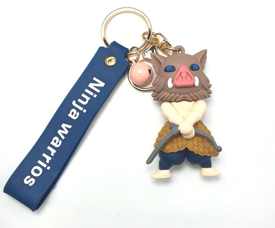 GSV 3d Ninja Warrios keychain made up of high quality Rubber And Silicon Key Chain