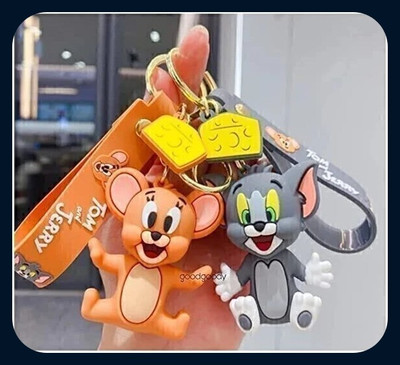 GIKH Cute Tom and Jerry Keychain-Keychain Key Chain