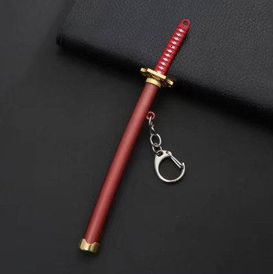 TheShinyPicks Zoro/Demon Slayer Anime Themed Samurai Katana Miniature Toy Keychain(Non-Edged) Key Chain