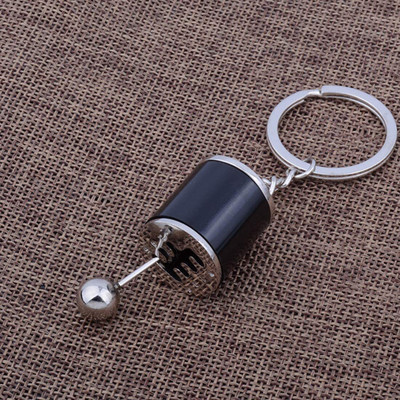 gtrp Gear Keychain Ring Creative Auto Part Model Six-Speed Manual Key Chain