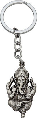BLESSINGS Ganesha metal D Key Chain