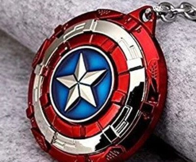 Jainsburys keychain Captain America Rotating Keychain Key Chain