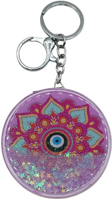 Tej Gifts Pocket Mirror Key chain, Double-Sided Magnifying Cosmetic Mirror Travel-Friendly Key Chain