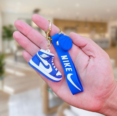 gtrp Trending Sneakers s Shoe Design with Loop and Hook-New584 Key Chain