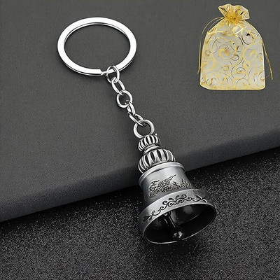 VELOWEAR Tibetan Bell Key Chain with Evil Eye Green Hook Pack1 Key Chain Key Chain