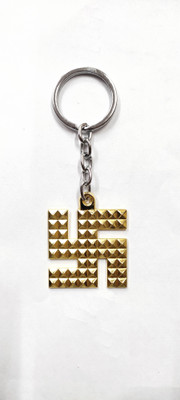 MOREL SWASTIK BLESSING KEYCHAIN FOR CAR BIKE OFFICE HOUSE KEYRING AND USEFUL FOR GIFT. Key Chain