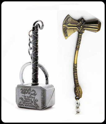 gtrp Trendy-THOR HAMMER AXE SET OF 2 Key Chain