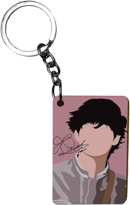 PurpleBees BTS V Rectangle Shape Keychain - Stylish Accessory for ARMY Fans 6 Key Chain