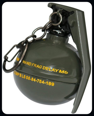 gtrp PUBG Real 3D Metal Body Props Granade-A Key Chain