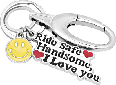 Virom Ride Safe Keyring For Boyfriend Husband Father Birthday Anniversary Gift Hook Key Chain