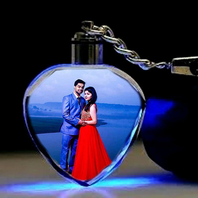 Giftsland Crystal Led Keychains Key Chain