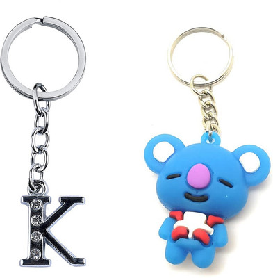 Newview KOYA K BTS Army Characters 3D Rubber Keychain and Keyring Key Chain
