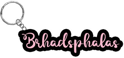 SY Gifts BPK Brhadsphalas Name Keychain Key Chain
