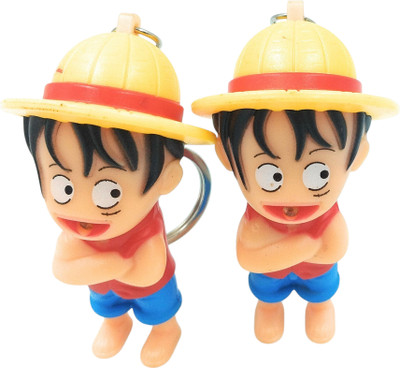 Key Era Monkey D Luffy Action Figure 2 pc No Sound No Light Key Chain