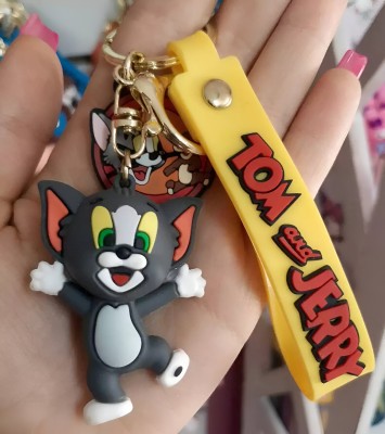 vvn Cute Jumping Tom & Jerry 3D Keychain With Charm Key Chain for Girls Boys Key Chain