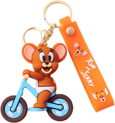 PEARLISH Jerry Bicycle 3D Premium Quality Keychain X-1 Key Chain
