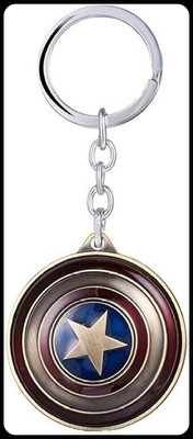 gtrp Trendy-Captain-America-Metal-Keychain Key Chain
